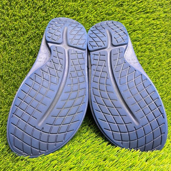 Oofos Ooahh Mens Size 12 Blue Beach Walking Outdoor Recovery Sport Slide Sandals